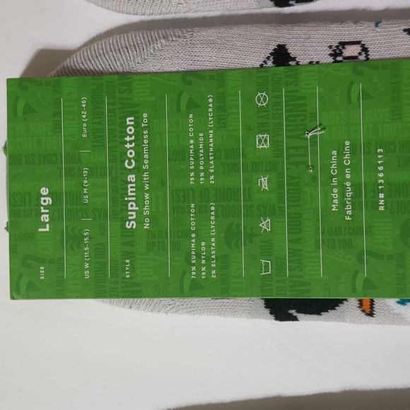 MeUndies 3 pairs Elf No Show Seamless Toe Socks size W 11.5 M 9 - Picture 4 of 4